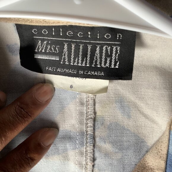 Miss Alliage Collection Floral Ankle fit 2 Piece Pantsuit - Picture 3 of 8